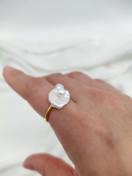 KESHI PEARL RING
