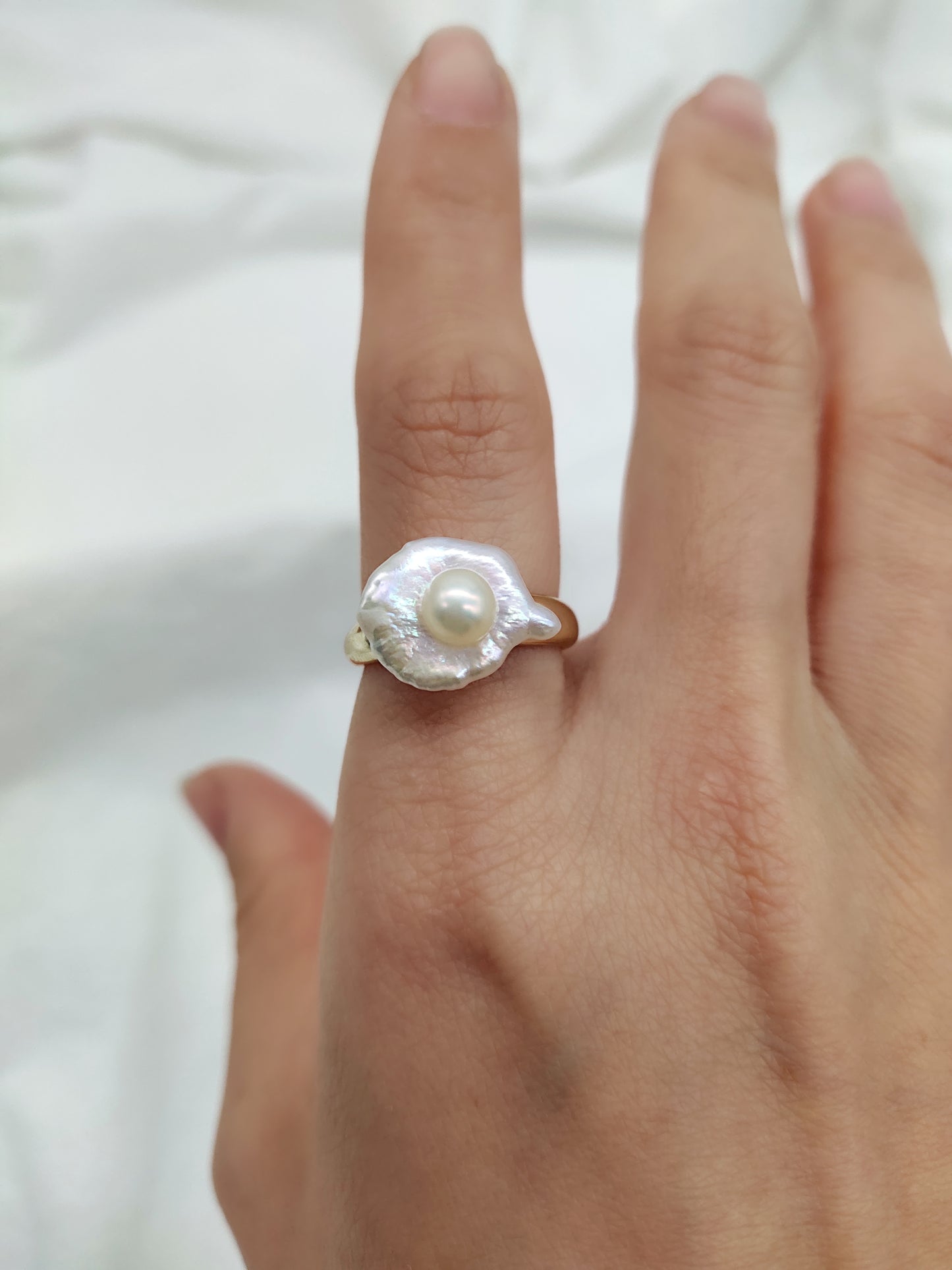 KESHI PEARL RING