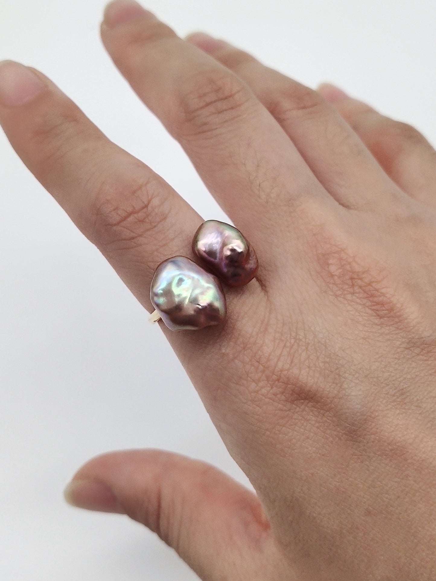 TOI ET MOI (YOU & ME) RING - KESHI PEARL