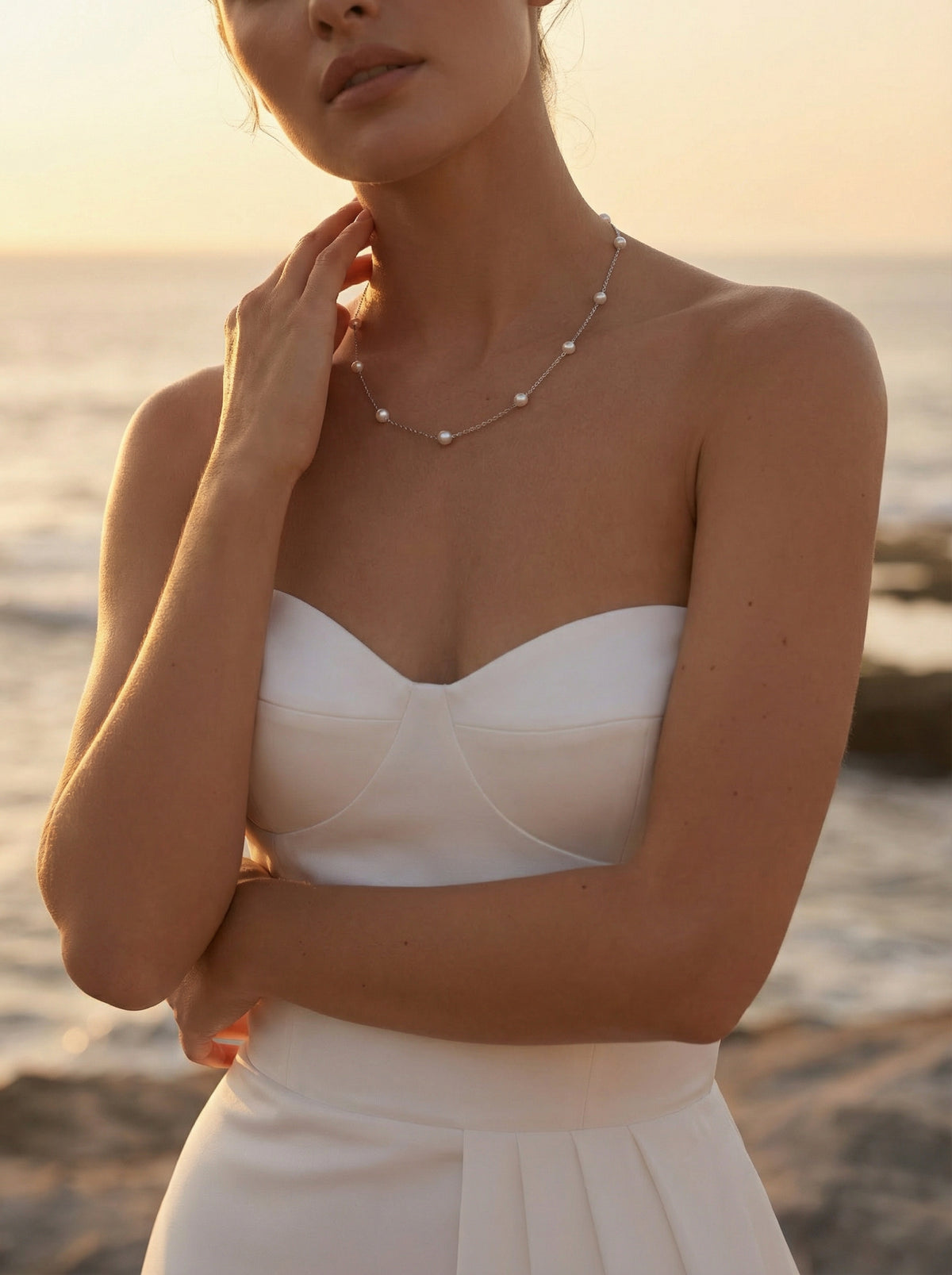 FULL OF STAR BABY PEARL NECKLACE