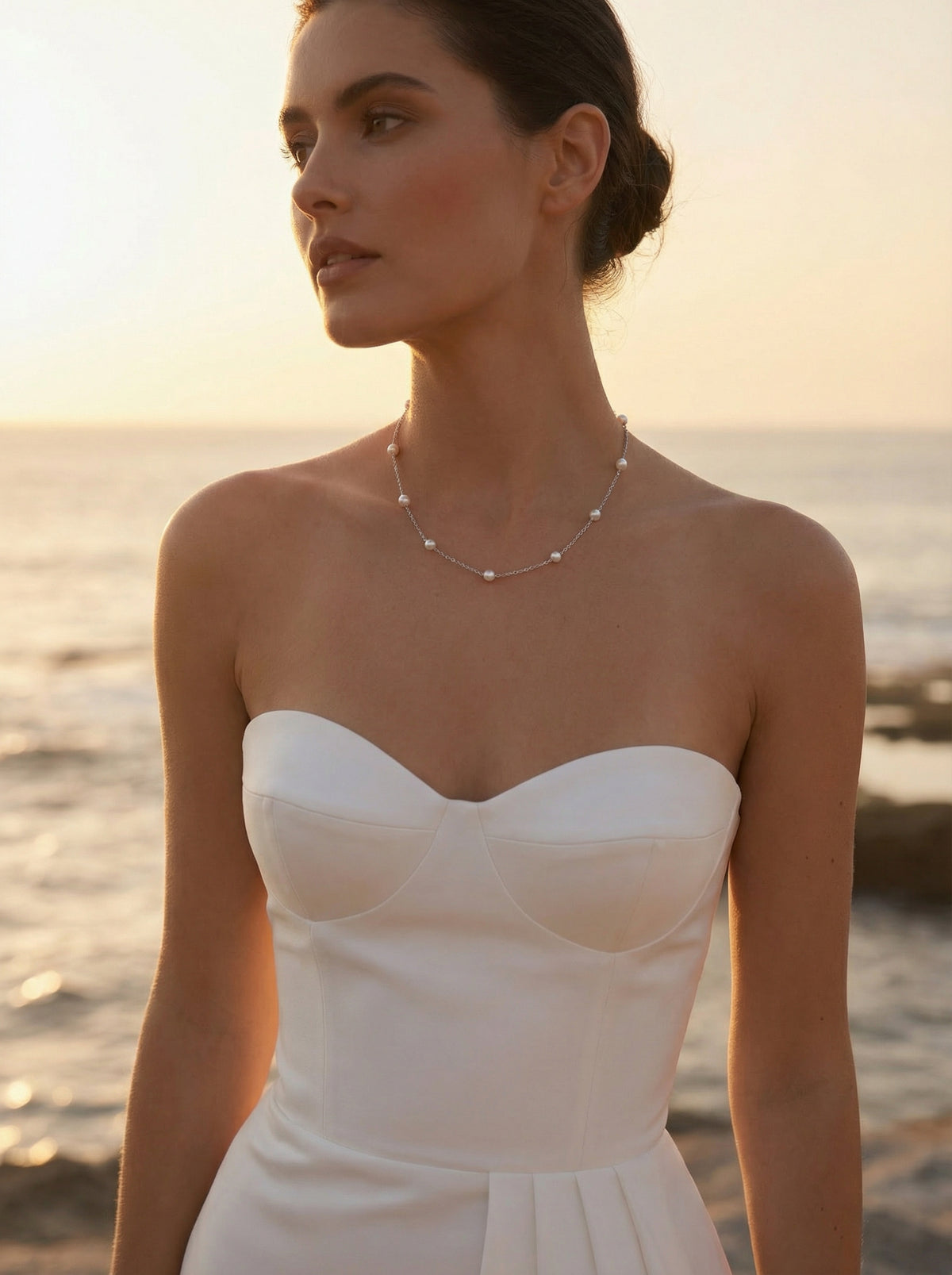 FULL OF STAR BABY PEARL NECKLACE