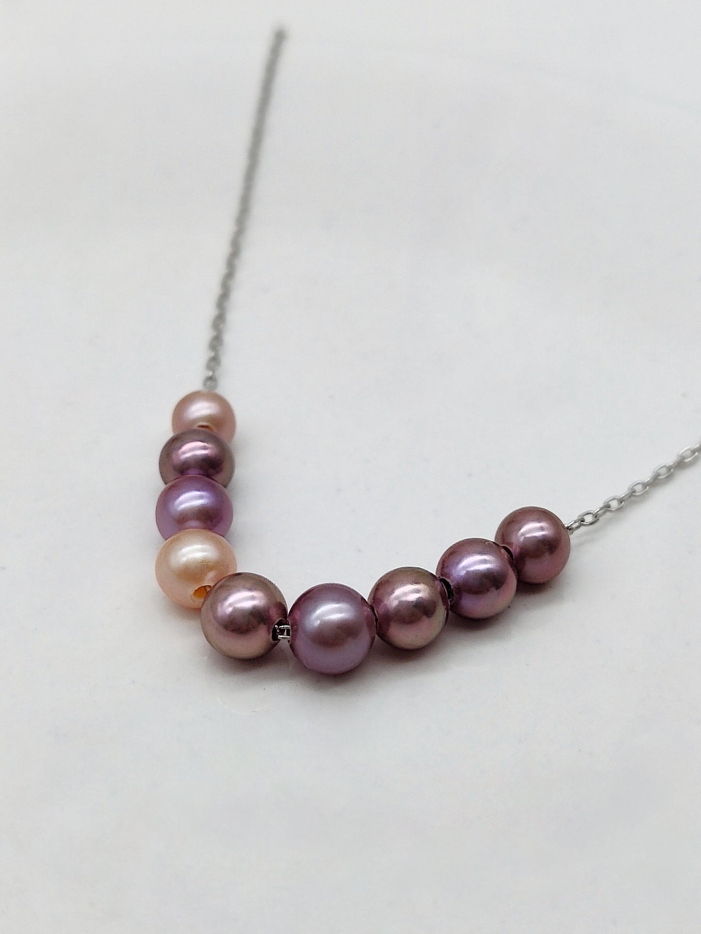 NATURAL PINK BABY PEARL NECKLACE