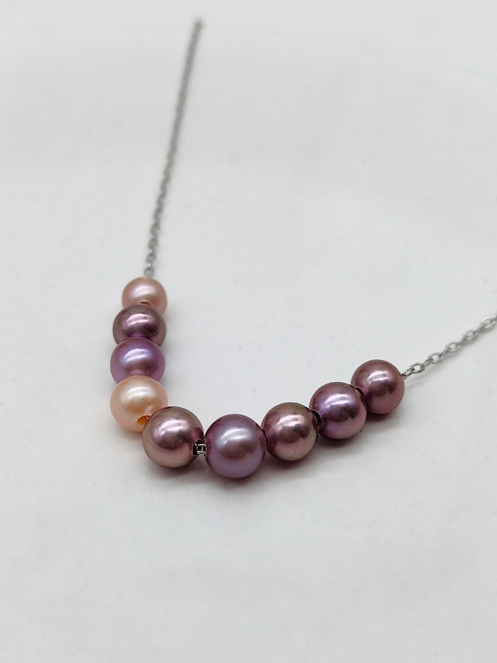 NATURAL PINK BABY PEARL NECKLACE