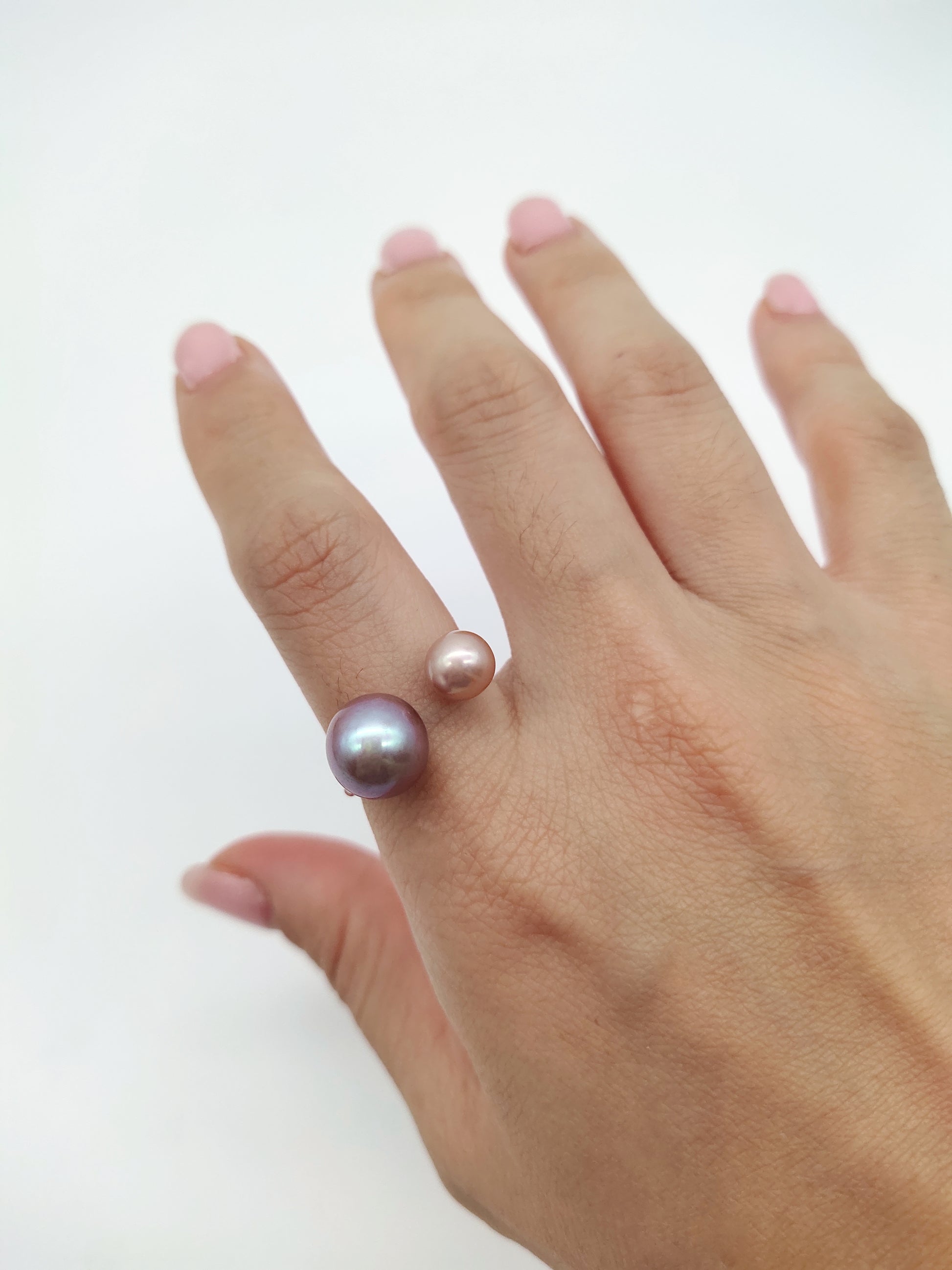 double pearl ring