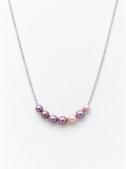 NATURAL PINK BABY PEARL NECKLACE