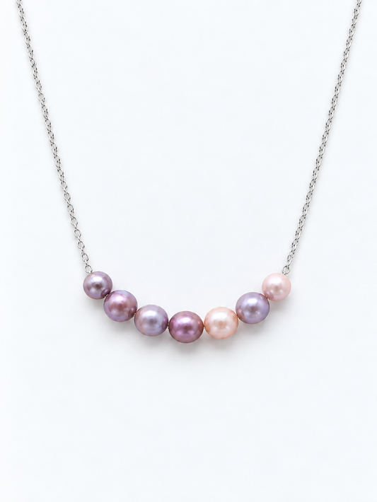 NATURAL PINK BABY PEARL NECKLACE