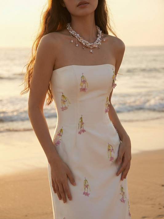 BRAIDED PEARL NECKLACE